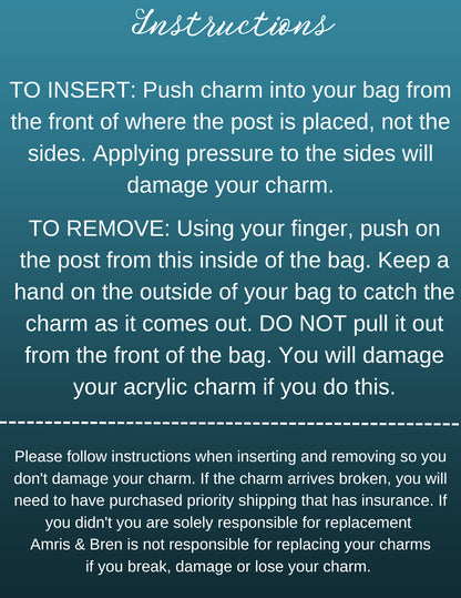 chase life charm for Bogg Bags, female mechanic Bogg compatible purse charms, purse charms for Bogg bag, I am a force hard acrylic charm
