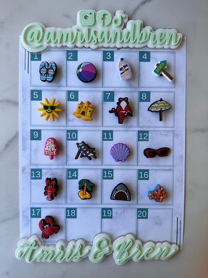 New trending summer and beach themed shoe charms for your crocs, beach shoe charms, popular summer charms, swimsuit charm, seashell charms