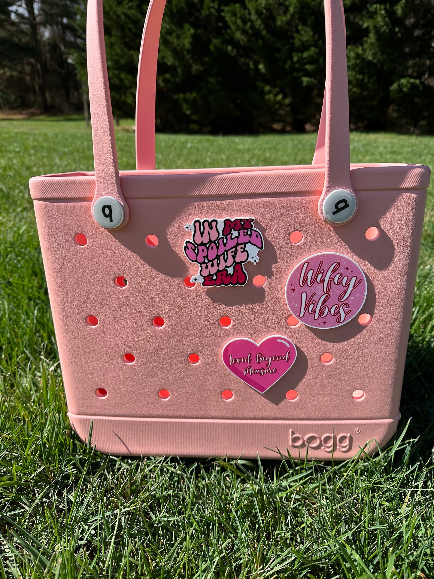 In my spoiled wife era charms for Bogg bag, High maintenance Bogg compatible charms, tags for purse, pink charms for Bogg bags