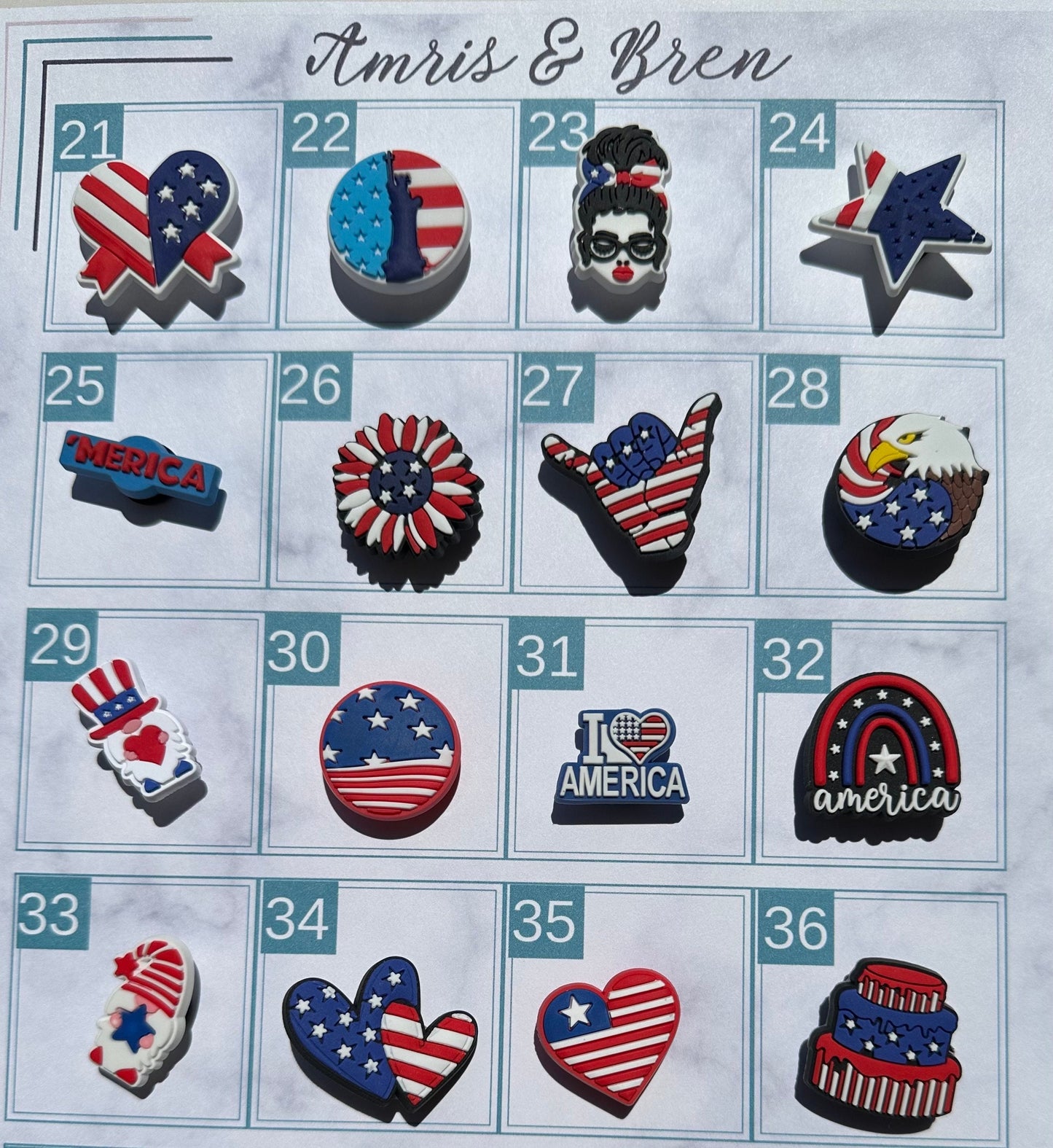PATRIOTIC THEMED CHARMS,New Trending Shoe Charms For Croc Lovers, Croc Compatible Shoe Charms, Popular Shoe Charms, Clog Compatible charms,